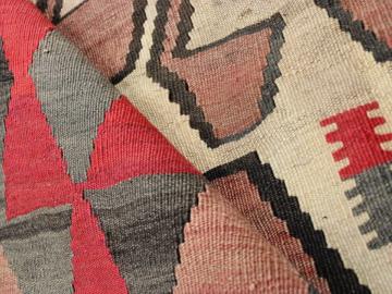 Kelim rot/grau
